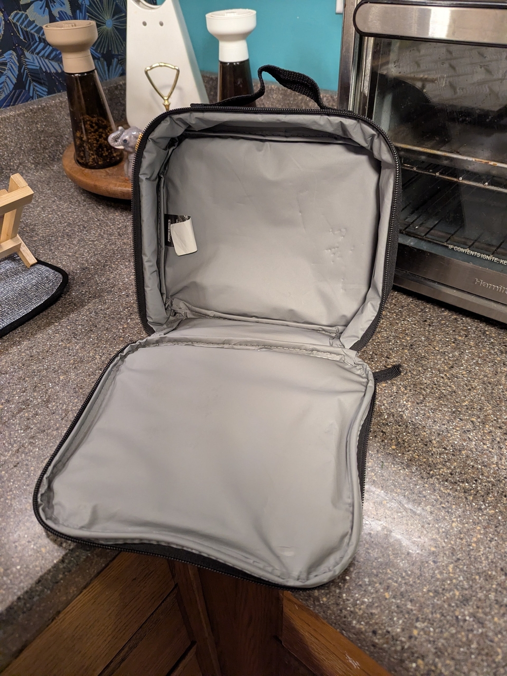 Mine Craft Theme Insulated Lunch Tote - Picture 2 of 12